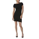 Xhilaration Black Body Con Boatnck Tunic - XL