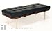 Kitchen & Housewares : Alphaville Design BN-SEVI-2-MW-MI_K Sevilla Bench, 2-Seater, Black, Medium Walnut Frame