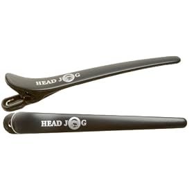 Head Jog Klip itz Hair Sectioning Clip x 6 BLACK