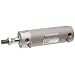 SMC CG1 Series Aluminum Air Cylinder, Round body, Double Acting, Basic Style Mounting, Not Switch Ready, Cushioned