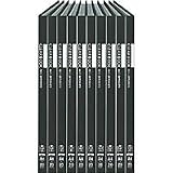 ＮBクリヤーブック（10冊パック） A4縦 固定式20枚ポケット 黒（RC：1000054732）の画像