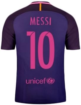 Messi #10 Club &amp; International Kits Adult "Jersey &amp; Short" (S, Club 2016/2017 Away Jersey (FAN Version))