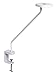 Luxo Trace LED light with edge clamp (white) (TRC026635)