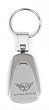 Chevrolet Corvette Chrome Teardrop Keychain Made In USA!
