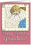 Quilting Mouse - Birthday Grandma Card