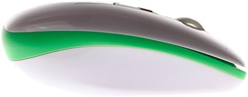 MJT 2.4 GHz 1600DPI 5 Keys Design Wireless Mouse Optical Mouse Green Color