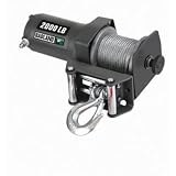 12 Volt 1 HP 2000 Lb. Capacity Portable Winch with with Automatic Load-Holding Brake... by Harbor Freight Tools