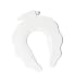 Kohler K-4686-A-0 Primary Open-Front Toilet Seat With Antimicrobial Agent, White