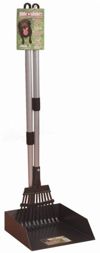Precision Pet Little Stinker Heavy-Duty Poop Scoop with Rake, Large Pan