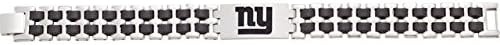 IceCrave Women's New York Giants Logo 8" Bracelet