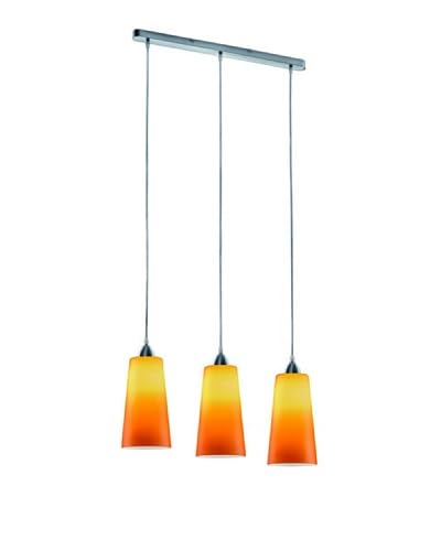 Reality By Trio Lighting Lampada a Sospensione Barra 3 Koni 60 cm