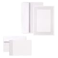 Grey Tile Border Shimmer Invite Kit