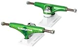 Thunder Talk Talk -Templeton (Set of 2) Skateboard Trucks - Hi 145mm - Green Hanger / Gloss White Base