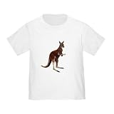 Red Kangaroo Australia Toddler T-Shirt by CafePress