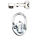 Blue Moon Clasps Toggle Lock Silver 4 pc