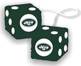 New York Jets Fuzzy Dice