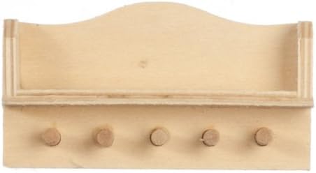 Dollhouse Miniature 1:12 Scale Unfinished Kitchen Wall Shelf G8210