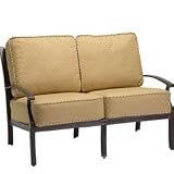 Cordova Cushioned Love Seat - Cushion - Aluminum Patio Furniture