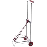 EMINENT 新サイレントキャリーカート 耐荷重25kgタイプ レッド 75-58752