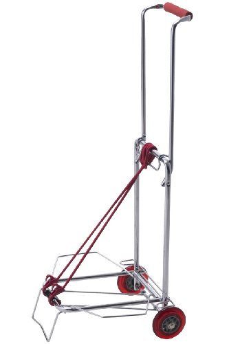 EMINENT 新サイレントキャリーカート 耐荷重25kgタイプ レッド 75-58752