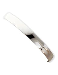 14k White Gold 8mm Solid Polished Half-Round Slip-On Bangle