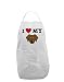 TooLoud I Heart My - Cute Chocolate Labrador Retriever Dog Adult Apron - White - One-Size