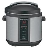 Cuisinart CPC-600 1000-Watt 6-Quart Electric Pressure Cooker, Brushed Stainless and Matte Black