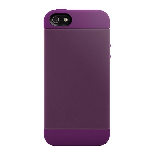 SwitchEasy SWTON5PU Tones Hybrid Case for iPhone 5  1 Pack  Retail Packaging  Dark Purple Picture