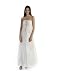 Timeless Mother Pearl Strapless Taffeta Ball Gown By Jump