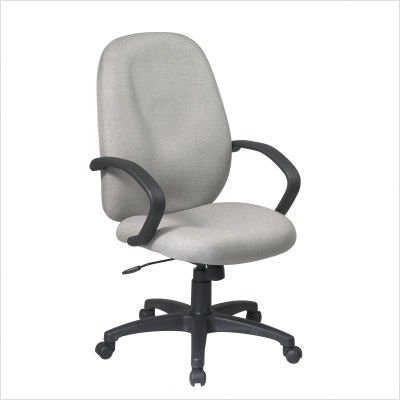Executive Managers Chair (Pneumatic Seat Height Adjustment) (special order) Fabric Color: Interlink - Garnet