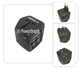 Power Bright WT-141 Universal Travel Adapter With Surge Protection