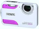 Pentax Optio WS80 10 Megapixel Waterproof Camera - White/Purple