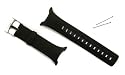 Suunto Wrist-Top Computer Watch Replacement Strap - t-Series (Black Elastomer Pattern)
