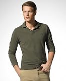 Polo Ralph Lauren Long Sleeve Mesh Knit Polo Newport Navy M