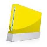 Solid State Yellow Design Skin Decal Sticker for Nintendo Wii Body Console