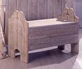 Uwharrie Nantucket Storage Bench N143 - White