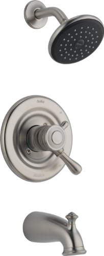 Delta T17478-SS Leland Monitor 17 Series Tub and Shower Trim, Stainless