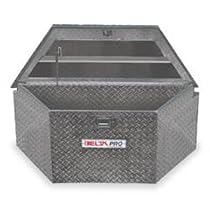 Delta pro 48" Long Aluminum Trailer Tongue Box - Black 416002
