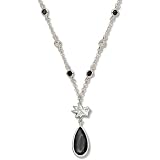 NHL San Jose Sharks Crystal Logo Necklace