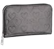 Marc By Marc Jacobs Limited Edition Large Heart Zip Around Wallet Gunmetal