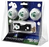 Michigan State Spartans MSU NCAA Spring Action 3 Golf Ball Gift Packs