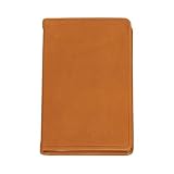 Pocket Notes, Genuine Calfskin Leather, Lined Pages, 3" x 5"