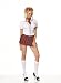 

Sexy 3Pc Schoolgirl School Girl Halloween Costume