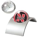Nebraska Cornhuskers Spinning Clock