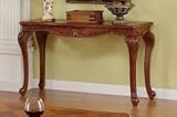 Delicate Craft Cherry Finish Console Table