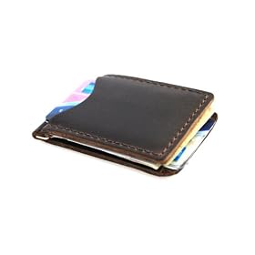 Handmade - Rustic Leather Money Clip