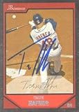 Travis Hafner, Cleveland Indians Autographed Card