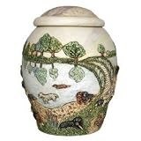 Harmony Ball Rainbow Bridge II DOG Cachepot- A Beautiful Urn for Pet Ashes