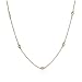 Sparkling CZs by the Yard Gold Vermeil Necklace image 1