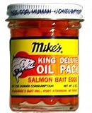 ATLAS-MIKE'S SALMON EGGS (1004) Prepaired Baits ORANGE KING DELUXE EGG 2 OZ